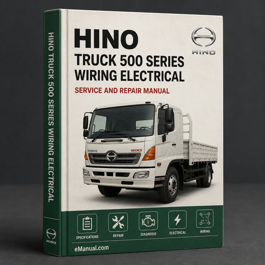 HINO Truck 500 Series OEM Wiring Electrical Diagram Manual PDF