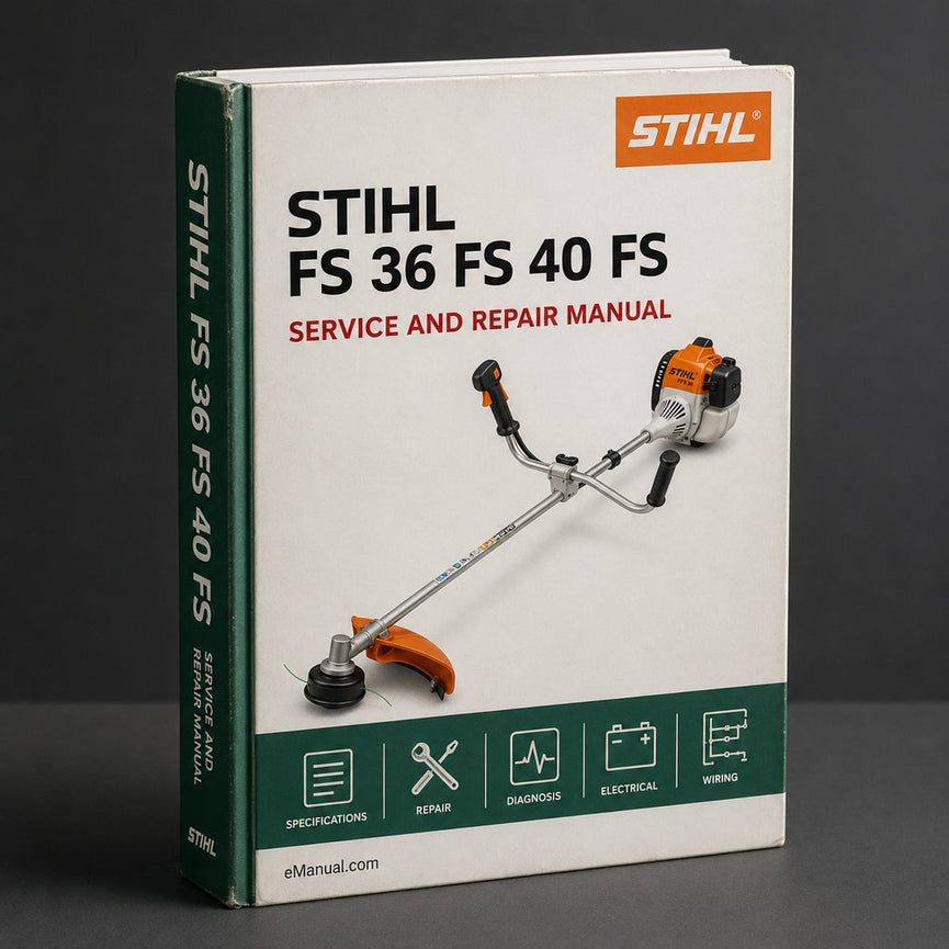 Stihl FS 36 FS 40 FS 44 Brushcutters Full Service & Repair Manual PDF