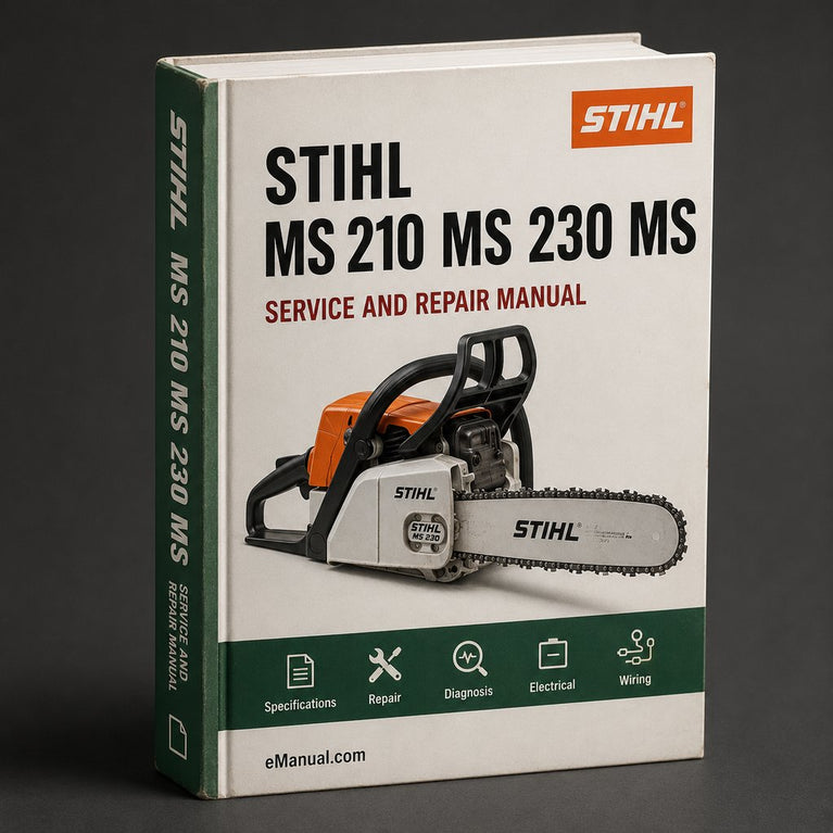 Stihl MS 210 MS 230 MS 250 Chainsaw Service Repair Shop Manual PDF