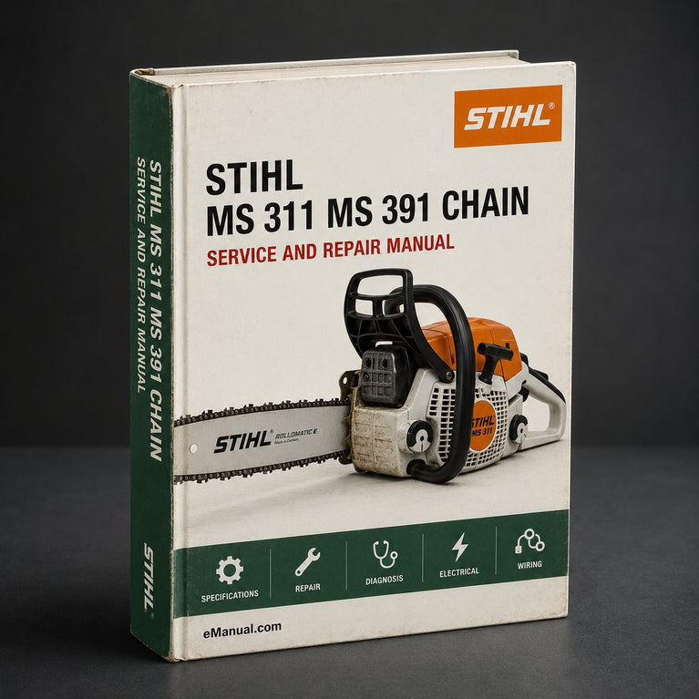 Stihl MS 311 & MS 391 Chain Saw Complete Workshop Service Repair Manual PDF