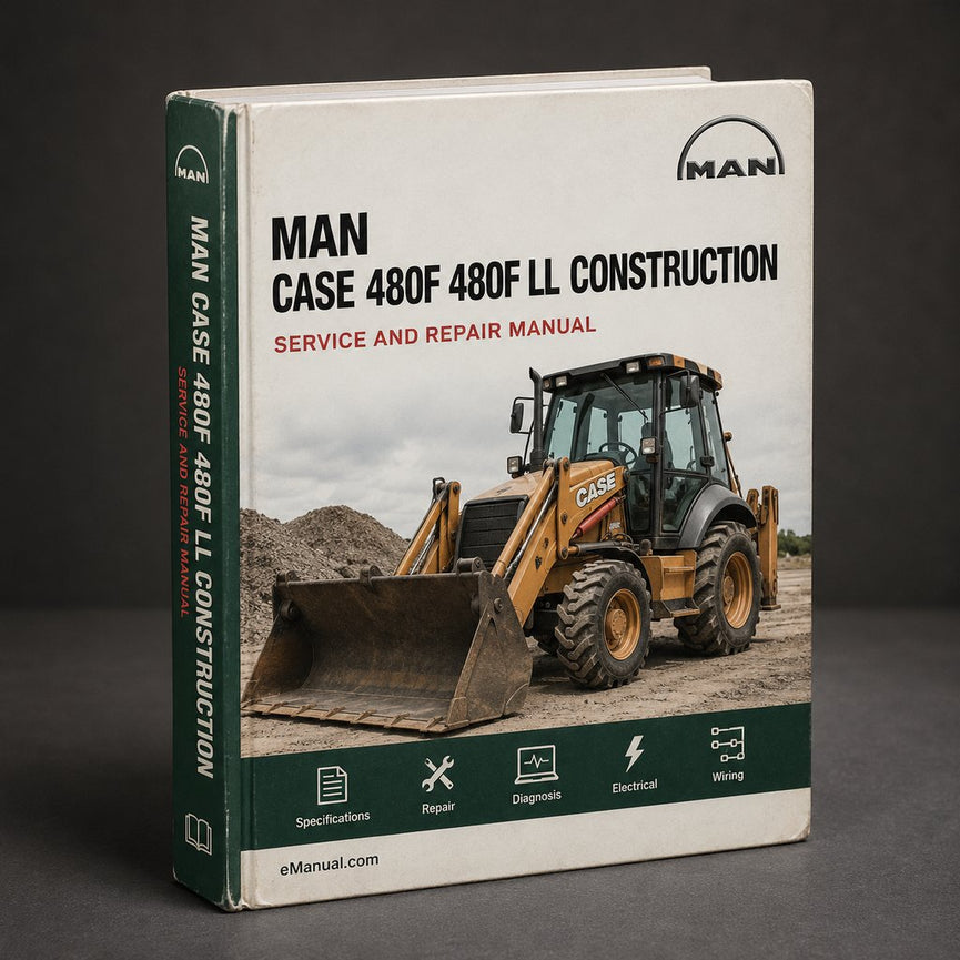 Case 480F & 480F LL Construction King Backhoe Loader Parts Catalog Manual - Improved - PDF