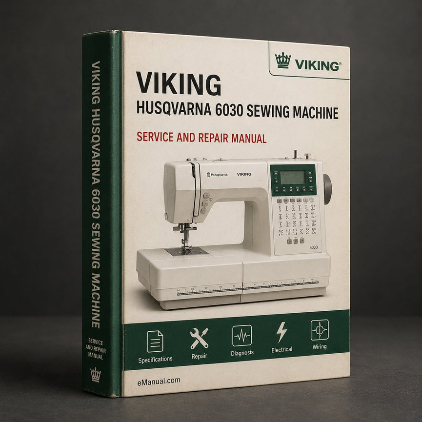 Viking Husqvarna 6030 sewing machine Manual PDF