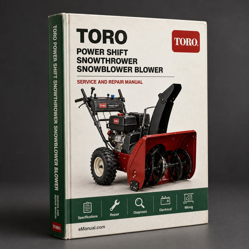 Toro Power Shift Snowthrower Snowblower Blower Model 624 824 828 1132 Service Workshop Repair Manual PDF