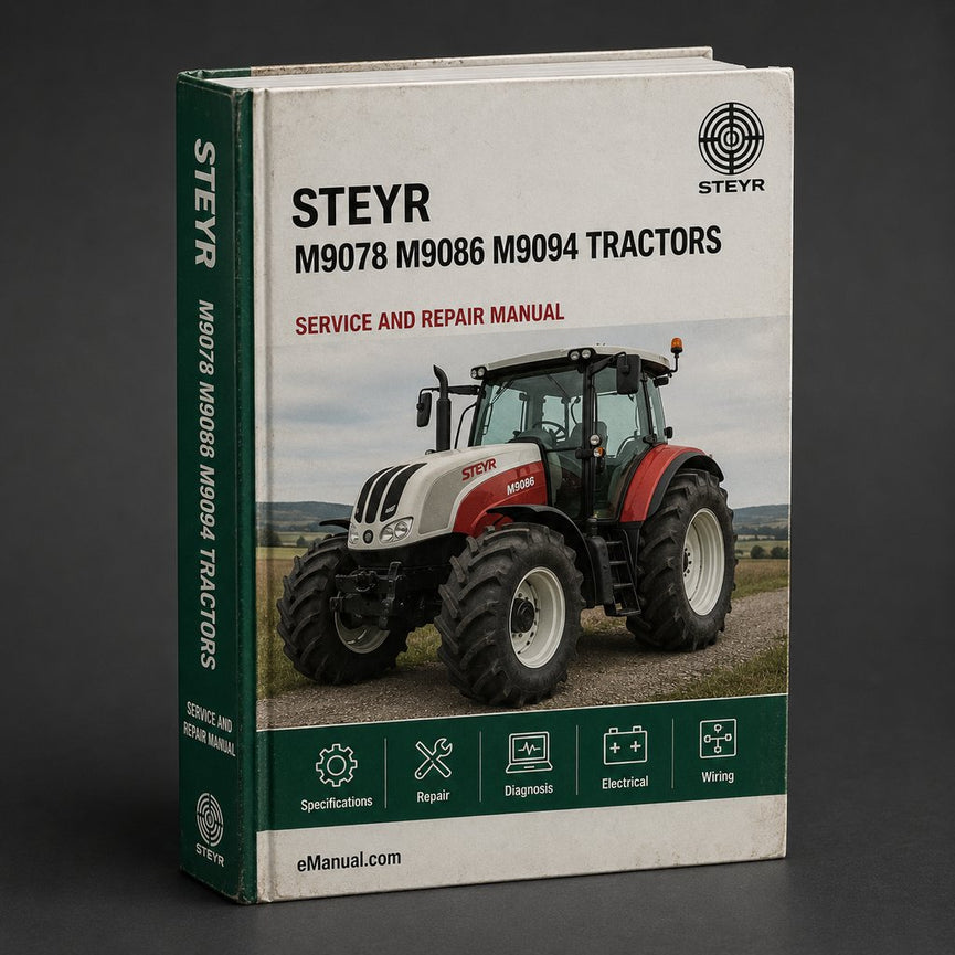 Steyr M9078 M9086 M9094 TRACTORS Service Manual PDF
