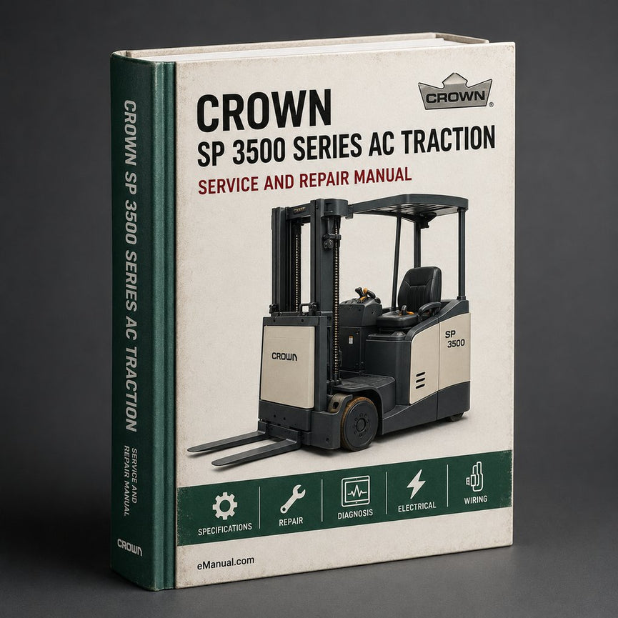 Crown SP 3500 Series (AC Traction) Order Pickers Parts Manual PDF