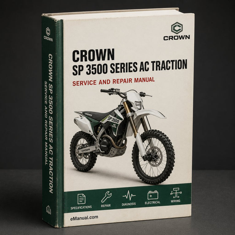 Crown SP 3500 Series (AC Traction) Order Picker Service Repair Manual PDF