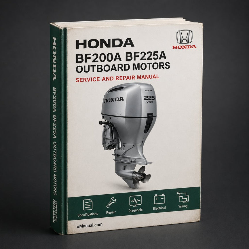 Honda BF200A BF225A Outboard motors Service Repair Manual PDF