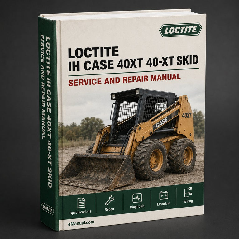 IH Case 40XT 40-XT Skid Steer Skidsteer Service Repair Manual - Improved - PDF