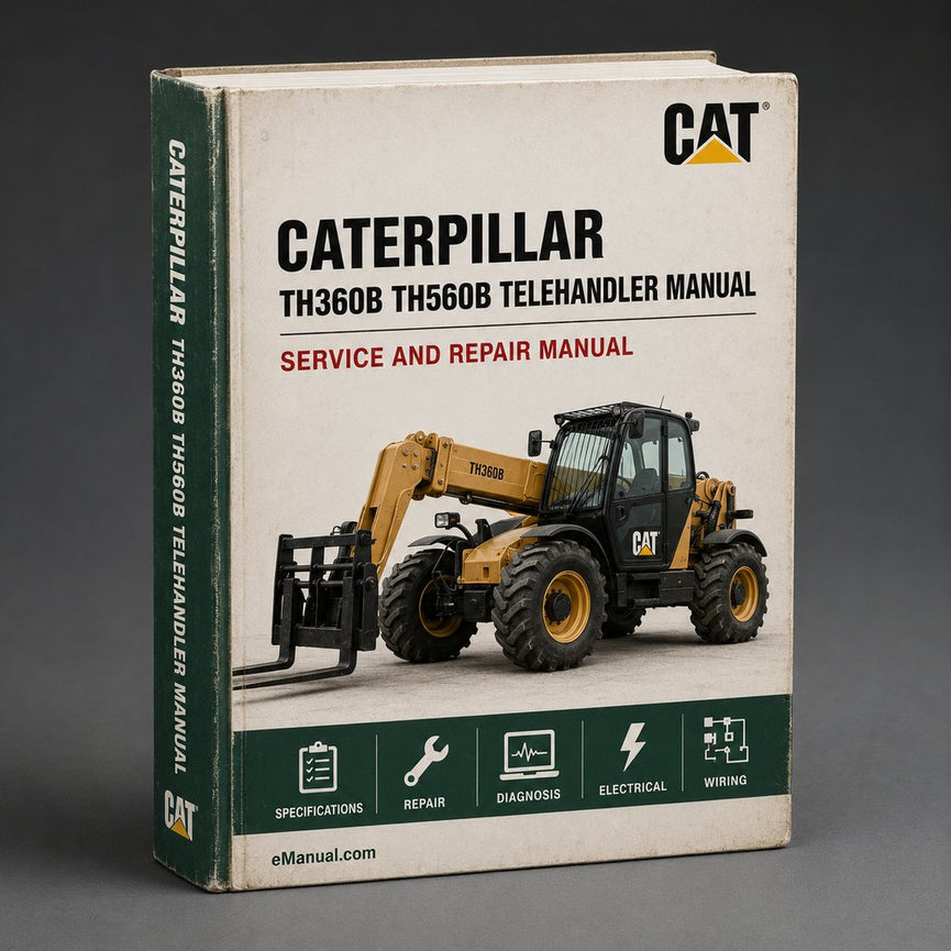 Caterpillar CAT TH360B TH560B Telehandler Complete Workshop Service Repair Manual PDF