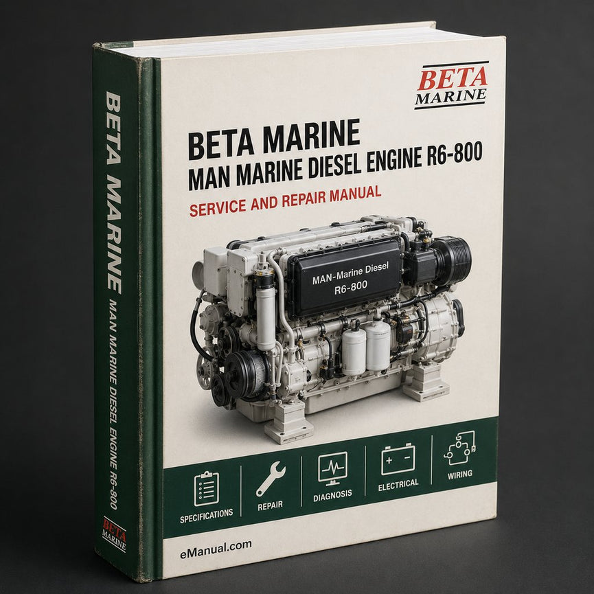 MAN Marine Diesel Engine R6-800(D2876 LE423) R6-730(D2876 LE433)* Factory Service / Repair/ Workshop Manual Instant Download( D 2876 ) PDF