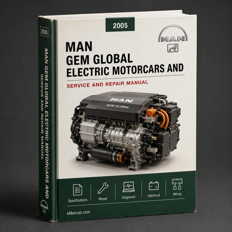 2005 GEM Global Electric Motorcars Parts Catalog and Service Repair Workshop Manual PDF