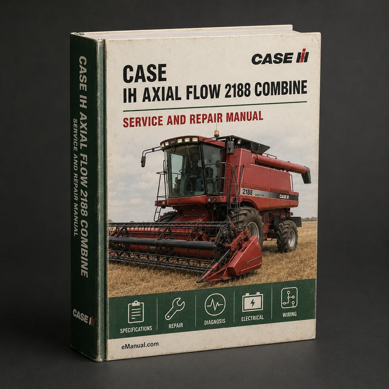 CASE IH AXIAL FLOW 2188 COMBINE OperatorS Manual And SUPPLEMENT Manual PDF