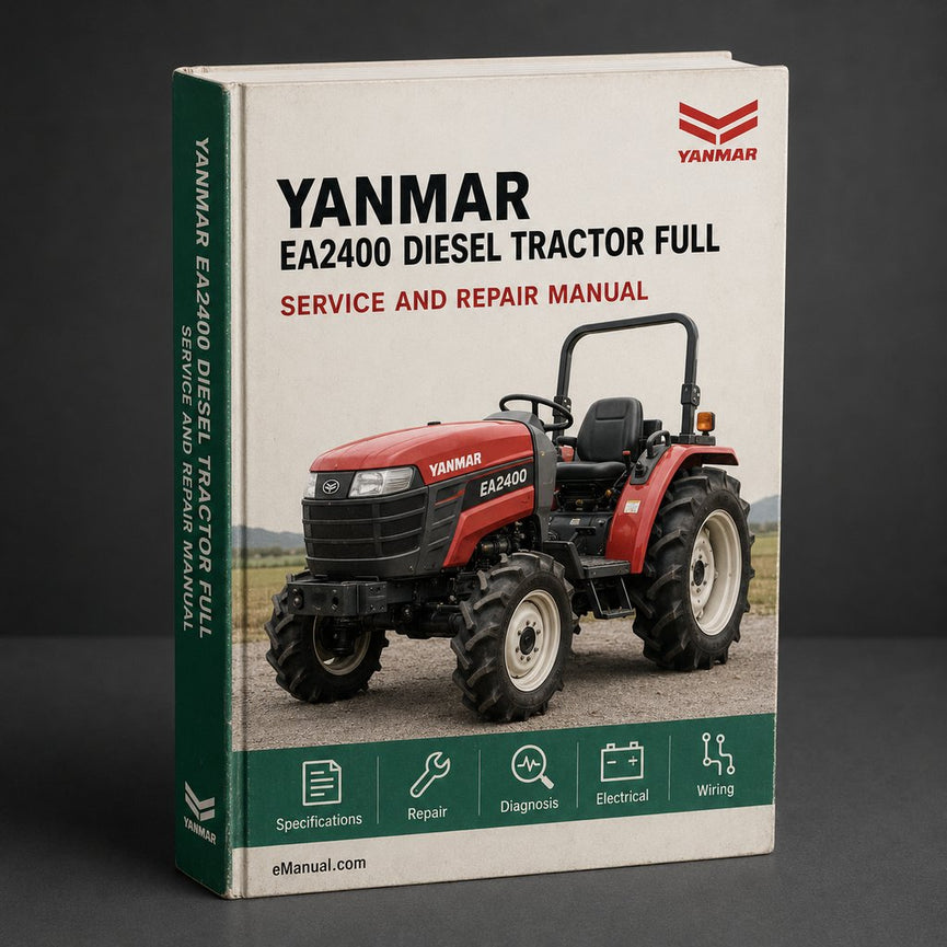 Yanmar EA2400 Diesel Tractor Full Service & Repair Manual PDF