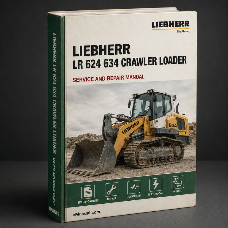 Liebherr LR 624 634 Crawler Loader Series 4 Litronic Complete Workshop Service Repair Manual PDF