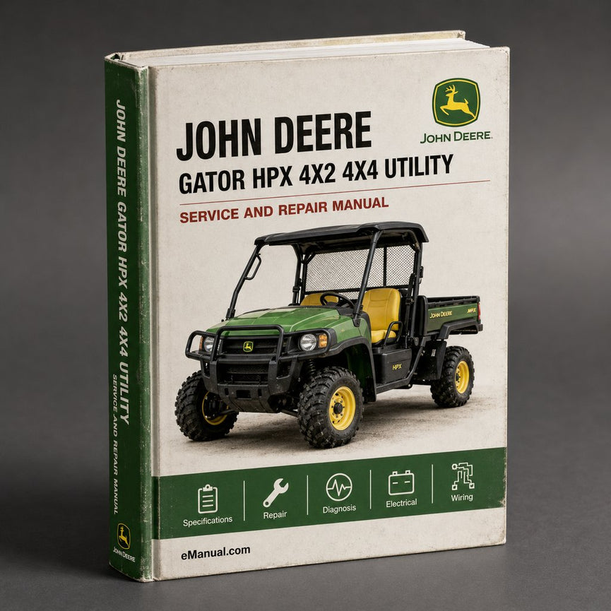 John Deere Gator HPX 4X2 4X4 Utility TM2195 Technical Manual PDF