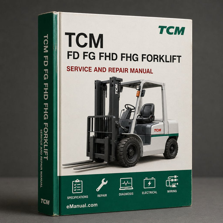 TCM FD FG FHD FHG Forklift Truck Workshop Repair Manual PDF