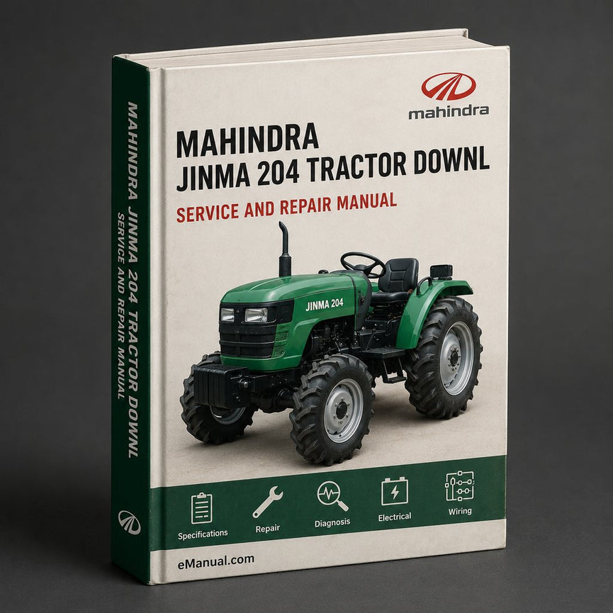 MAHINDRA JINMA 204 Tractor Operator Maintenance Manual PDF Downl