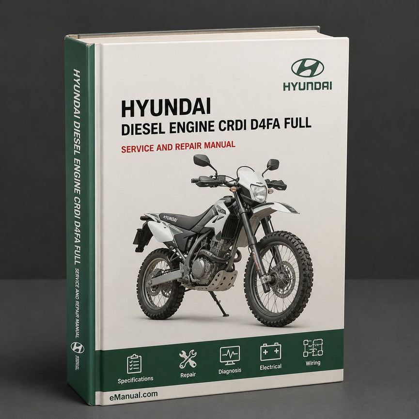 Hyundai Diesel Engine CRDI D4FA Repair Service Manual full PDF