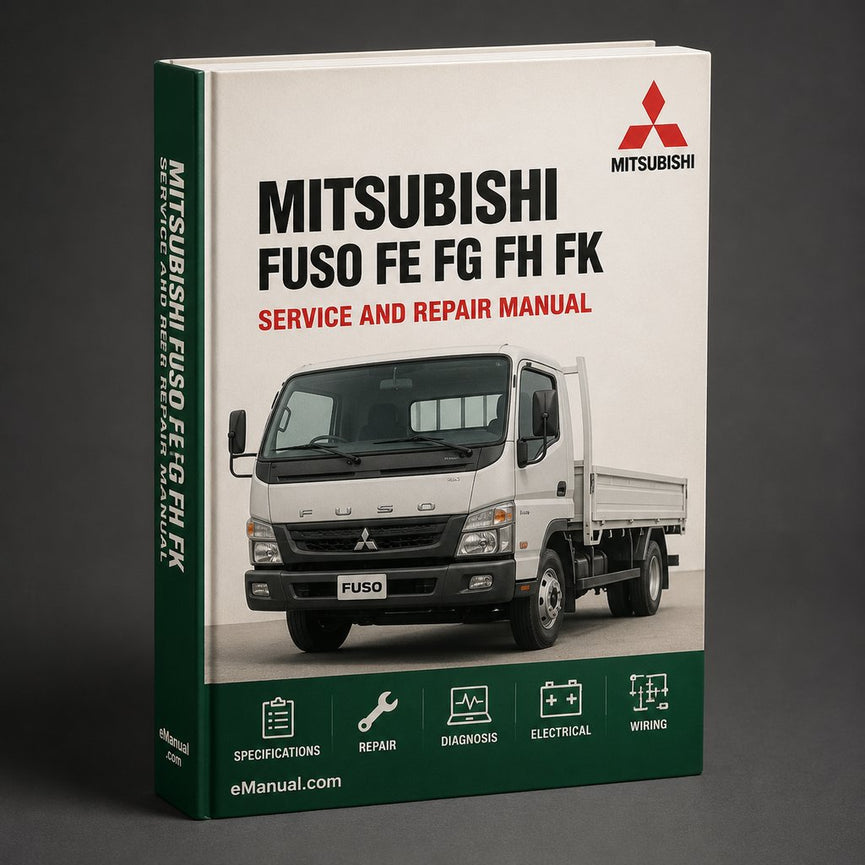 Mitsubishi Fuso FE FG FH FK FM 3.9L 4.9L 5.9L 7.5L Truck Complete Workshop Service Repair Manual 1996 1997 1998 1999 2000 2001 PDF