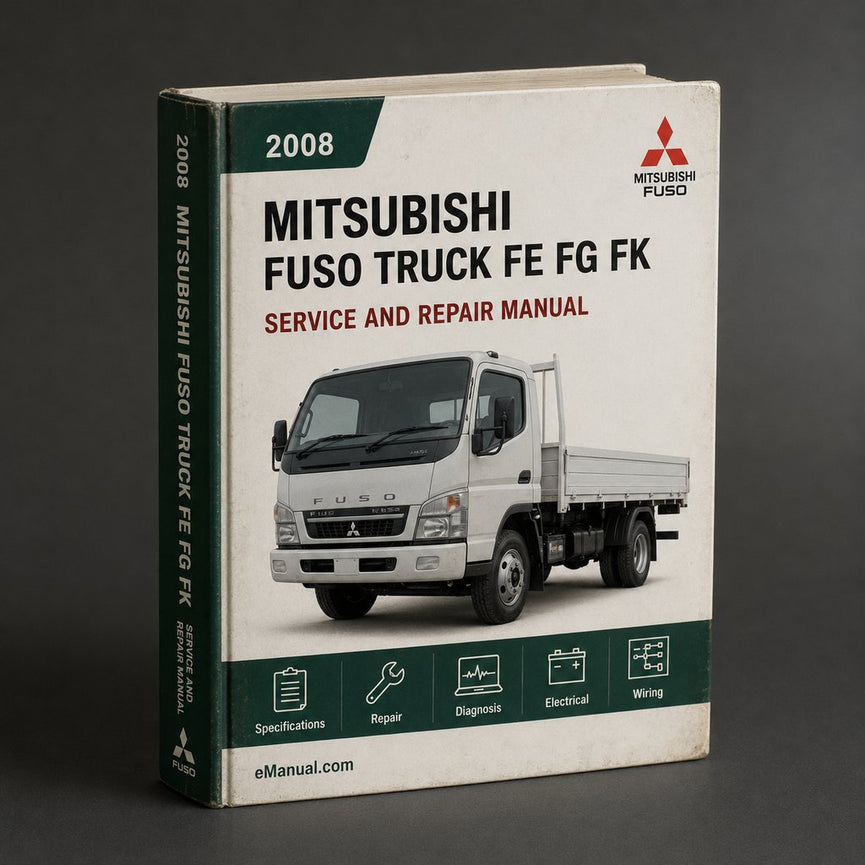 2008-2010 Mitsubishi Fuso Truck FE FG FK FM Service Repair Manual PDF