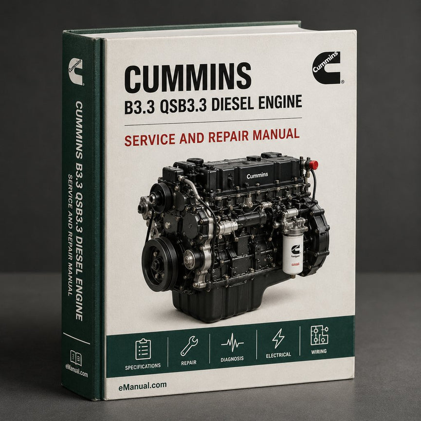 CUMMINS B3.3 & QSB3.3 DIESEL Engine Workshop Service Repair Manual PDF