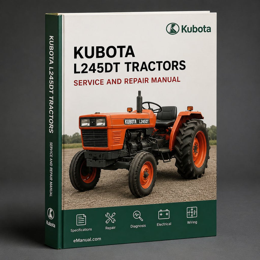 Kubota L245dt Tractors Parts List