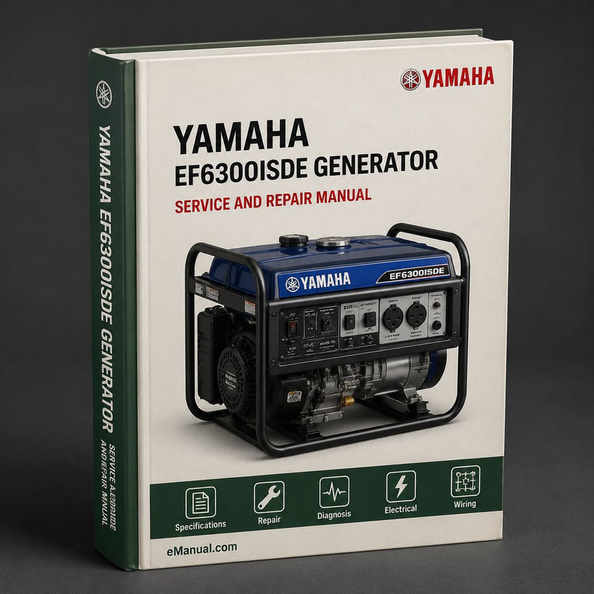 Yamaha EF6300iSDE Generator Service Manual PDF