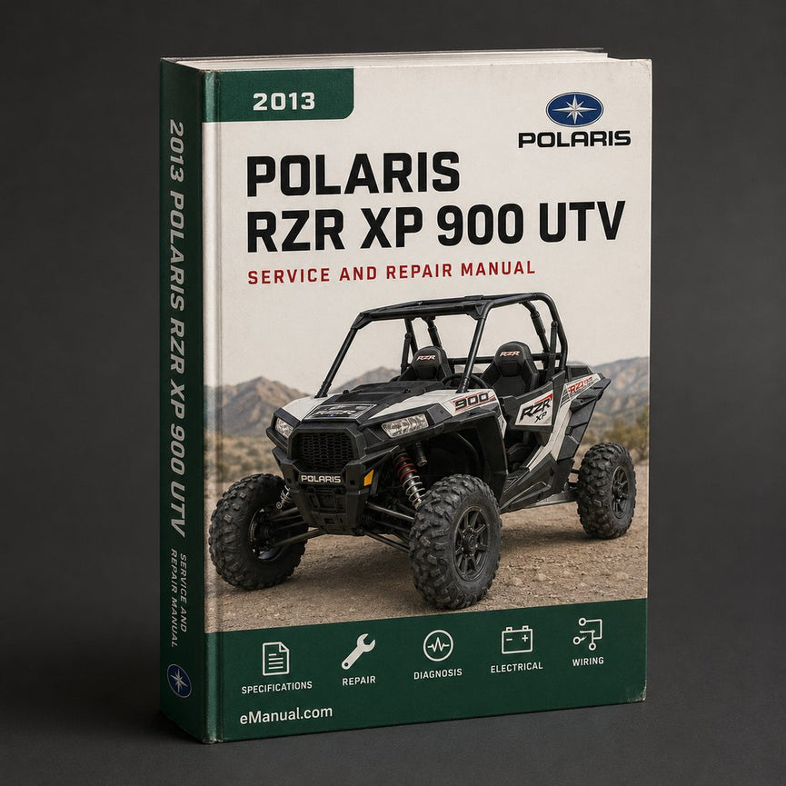 Polaris RZR XP 900 Service Manual Repair 2013-2014 UTV PDF