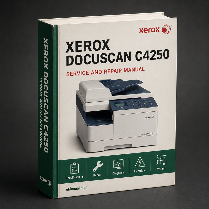 DocuScan C4250 Service Manual & Parts List PDF