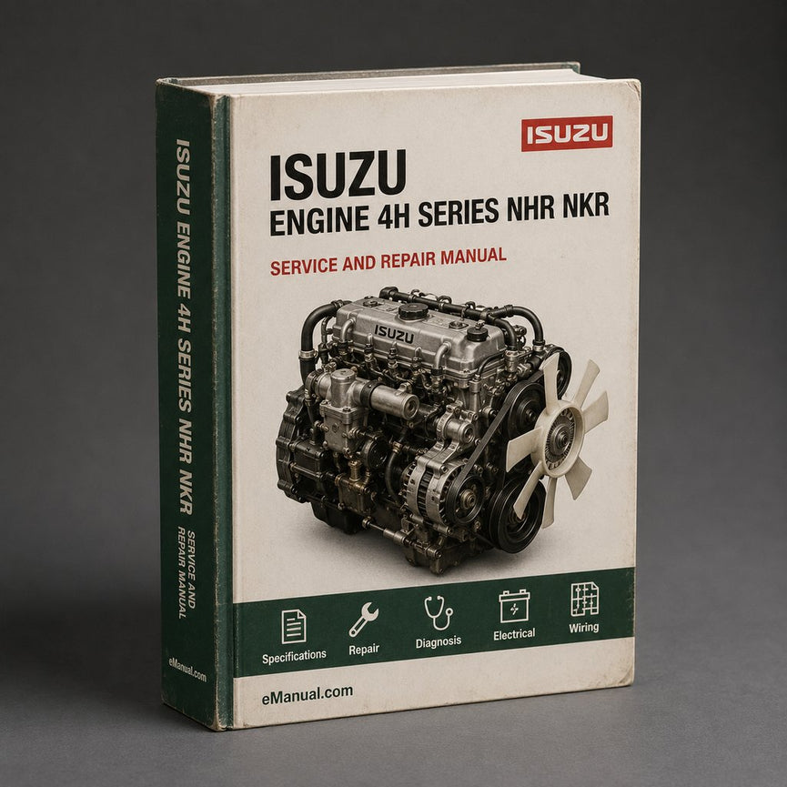 ISUZU Engine 4H Series (NHR NKR NPR) Workshop Repair Service Manual ( 4HF1 4HF1-2 4HE1-T 4HE1-TC 4HG1 4HG1-T) PDF
