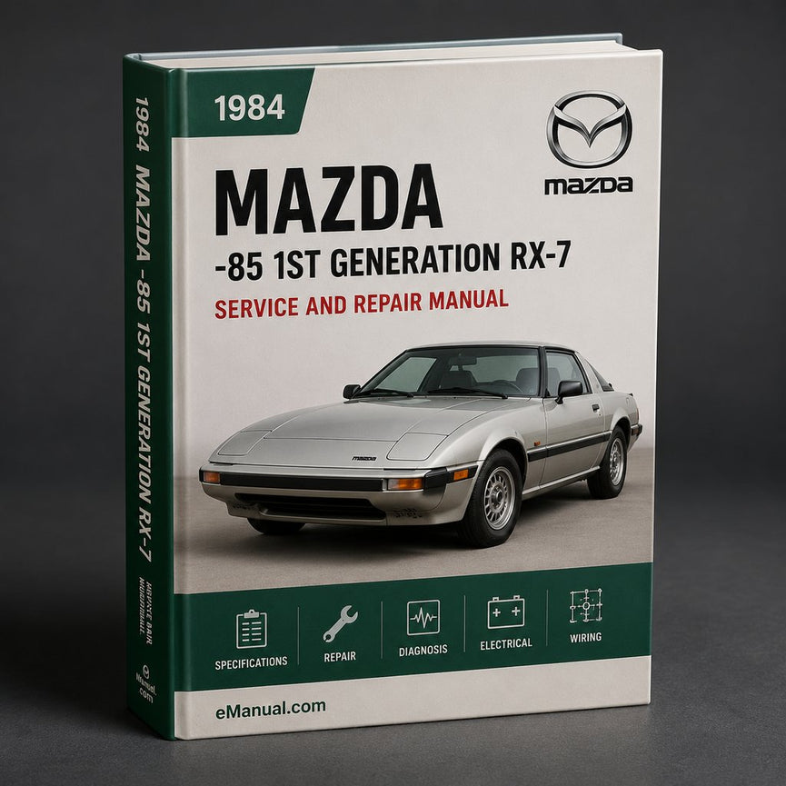 1984-85 1st Generation MAZDA RX-7 Repair Maintenance Manual PDF