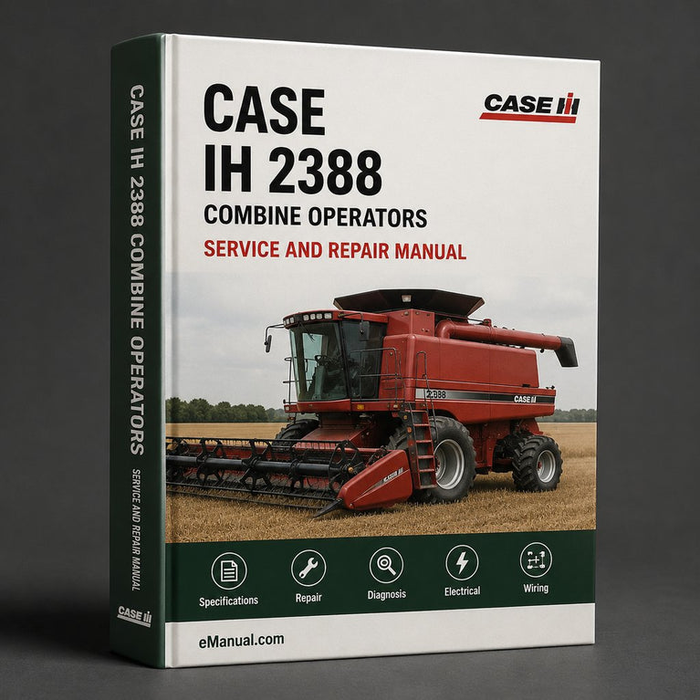 CASE IH 2388 COMBINE OperatorS Manual #1 PDF