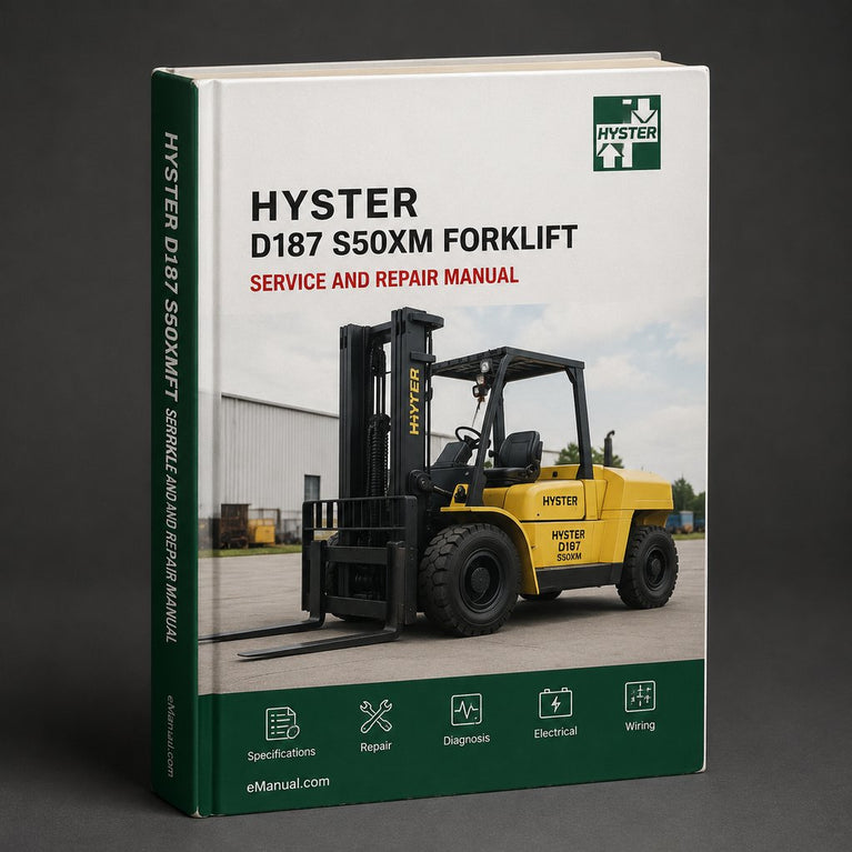 Hyster D187 (S50XM) Forklift Service Repair Manual PDF