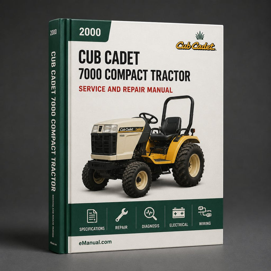 Cub Cadet 7000 Compact Tractor Factory Service Repair Manual PDF