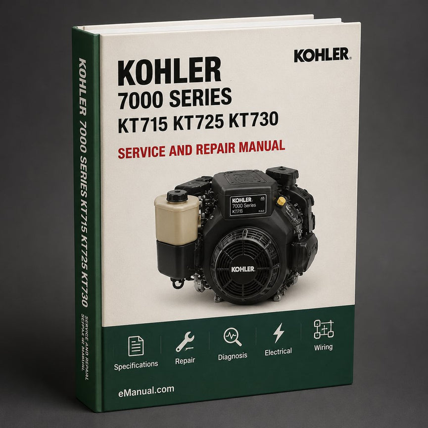 Kohler 7000 Series KT715 KT725 KT730 KT735 KT740 KT745 Engine Service Repair Workshop Manual PDF