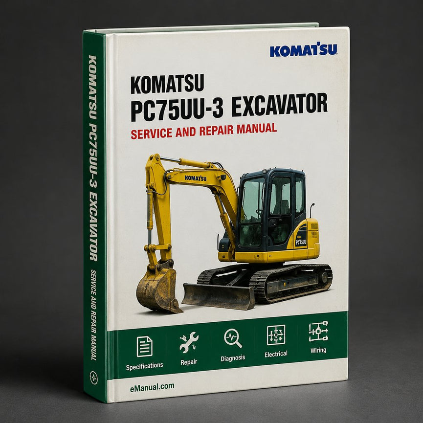 PC75UU-3 Excavator Service Workshop Repair Manual.PDF Download