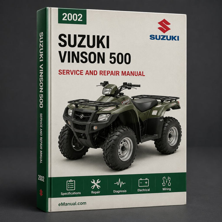 Suzuki Vinson 500 2002-2007 Factory Service Repair Manual PDF