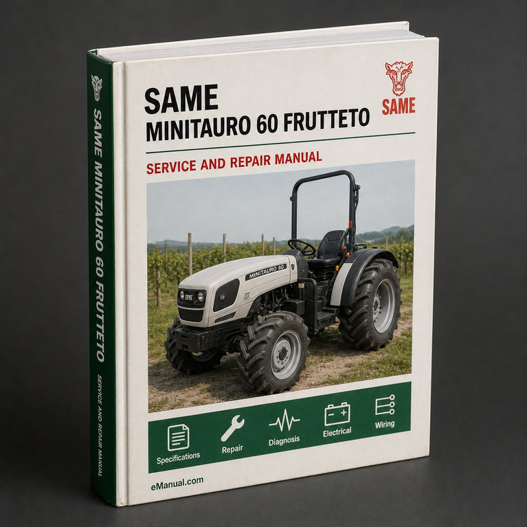 Same Minitauro 60 Frutteto Parts Catalog PDF Manual Download
