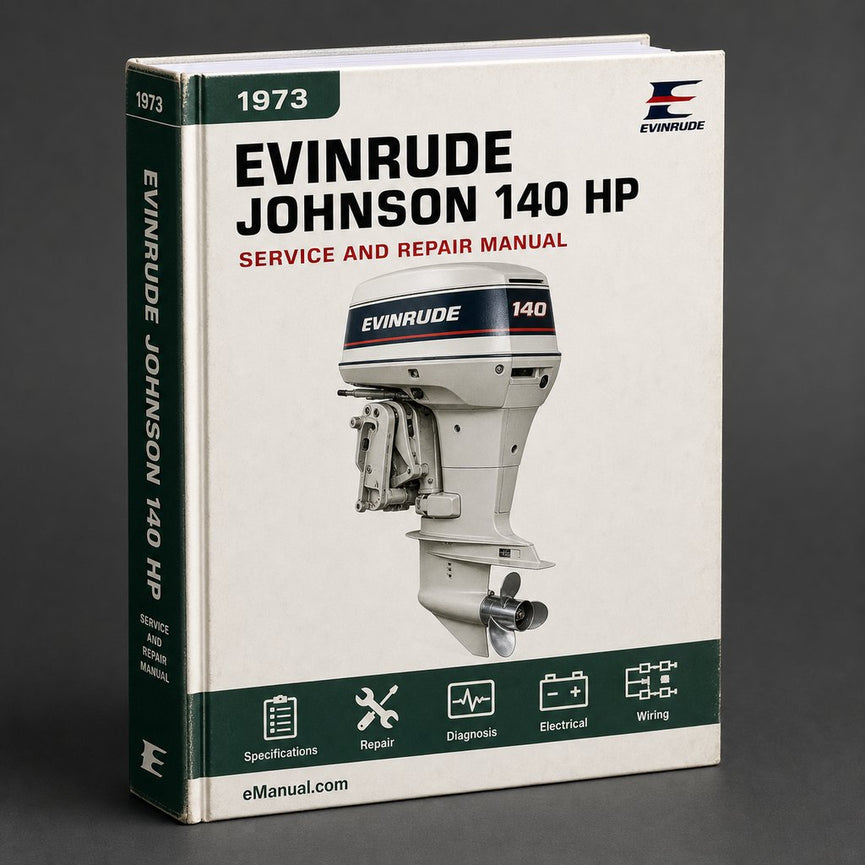 Johnson Evinrude 140 HP 1973-1990 Repair Service Manual PDF