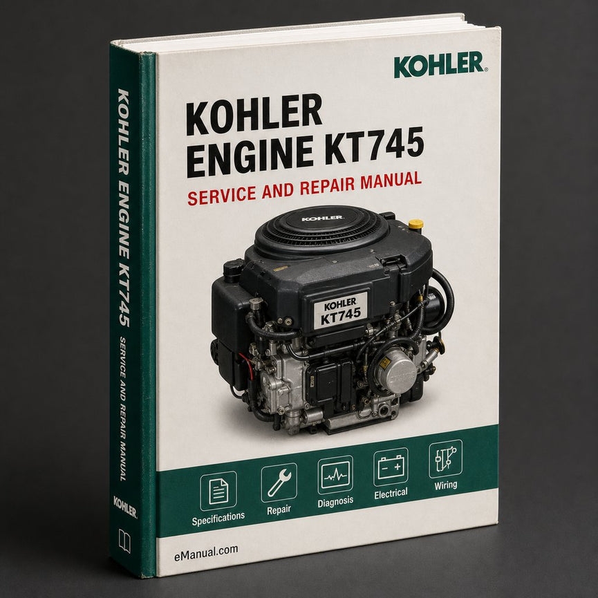 Kohler Engine KT745 Repair Service Manual PDF