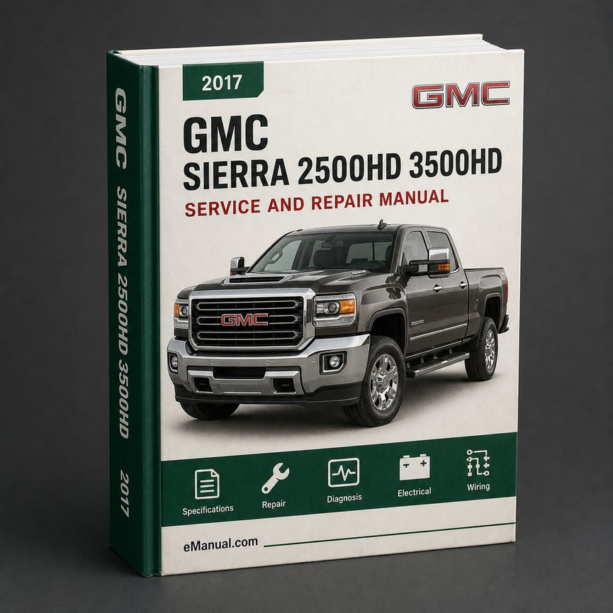 GMC Sierra 2017-2018 2500HD 3500HD Factory Service Manual PDF