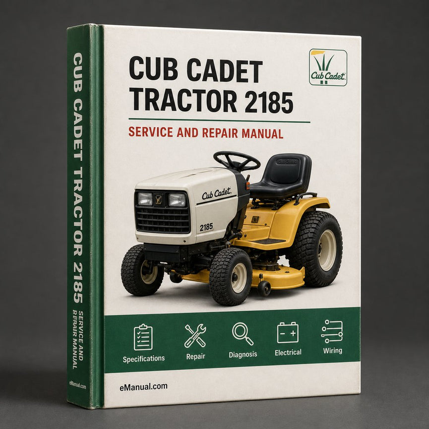 Cub Cadet Tractor 2185 Factory Service Repair Manual PDF