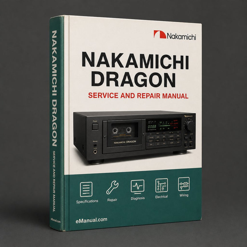 Nakamichi DRAGON Original Service Manual PDF