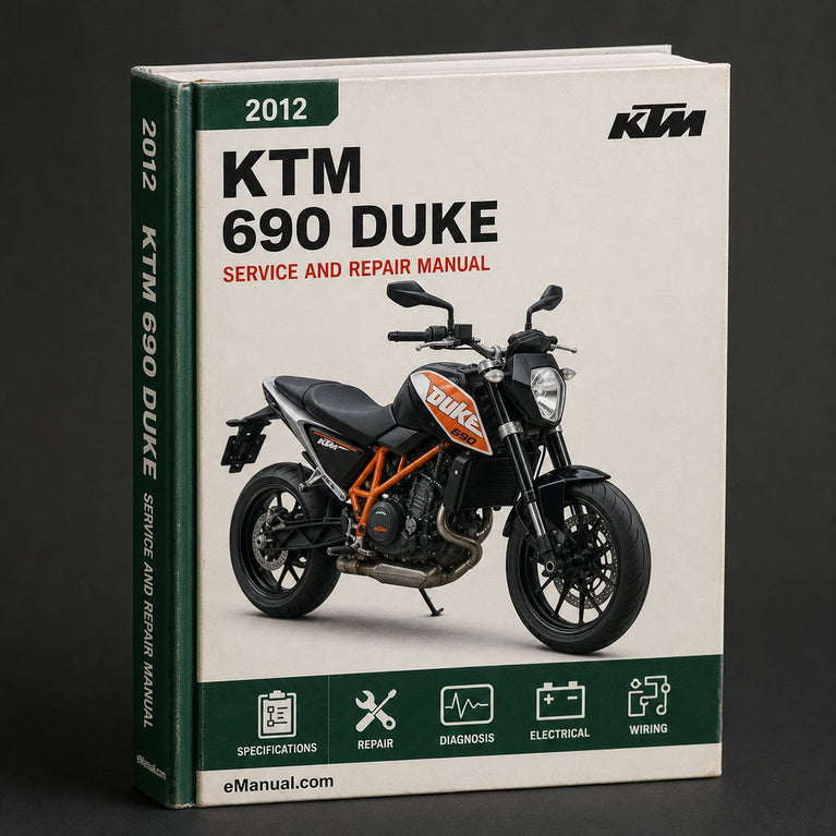 2012 KTM 690 DUKE Service Repair Manual PDF