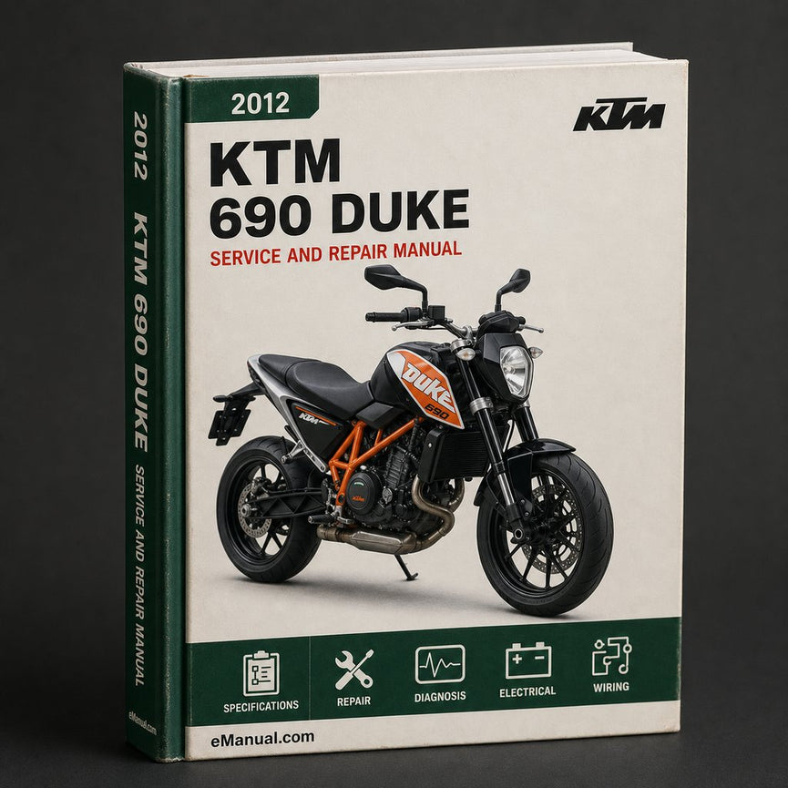 2012 KTM 690 DUKE Service Repair Manual PDF