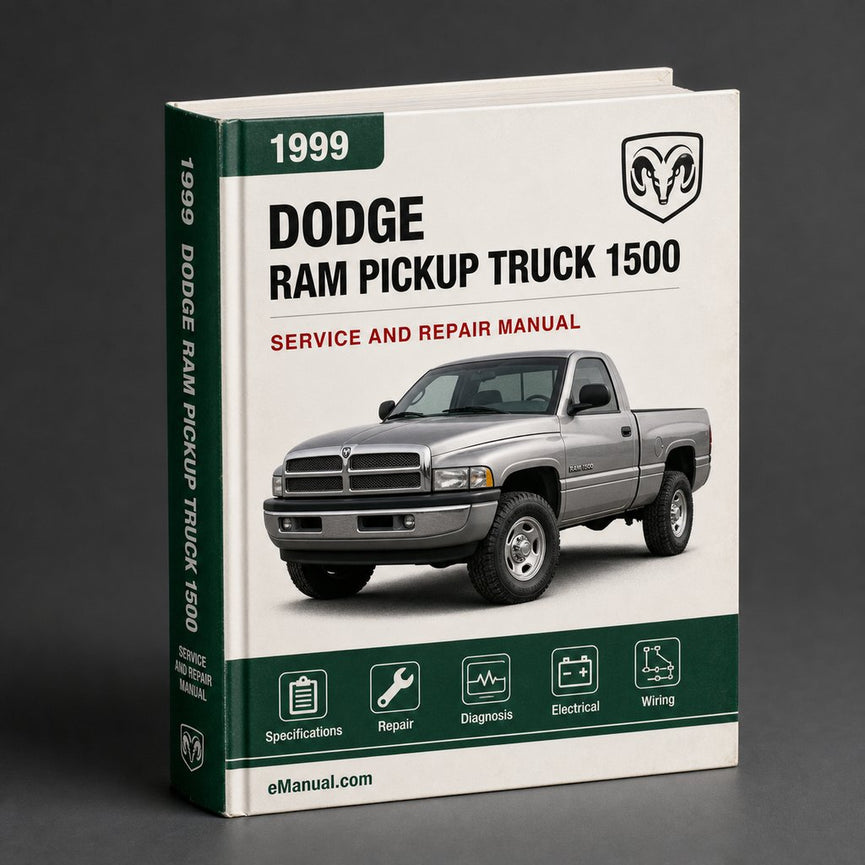 1999 Dodge RAM Pickup Truck R 1500 Complete OFFICIAL Factory Service / Repair / Full Workshop Manual PDF