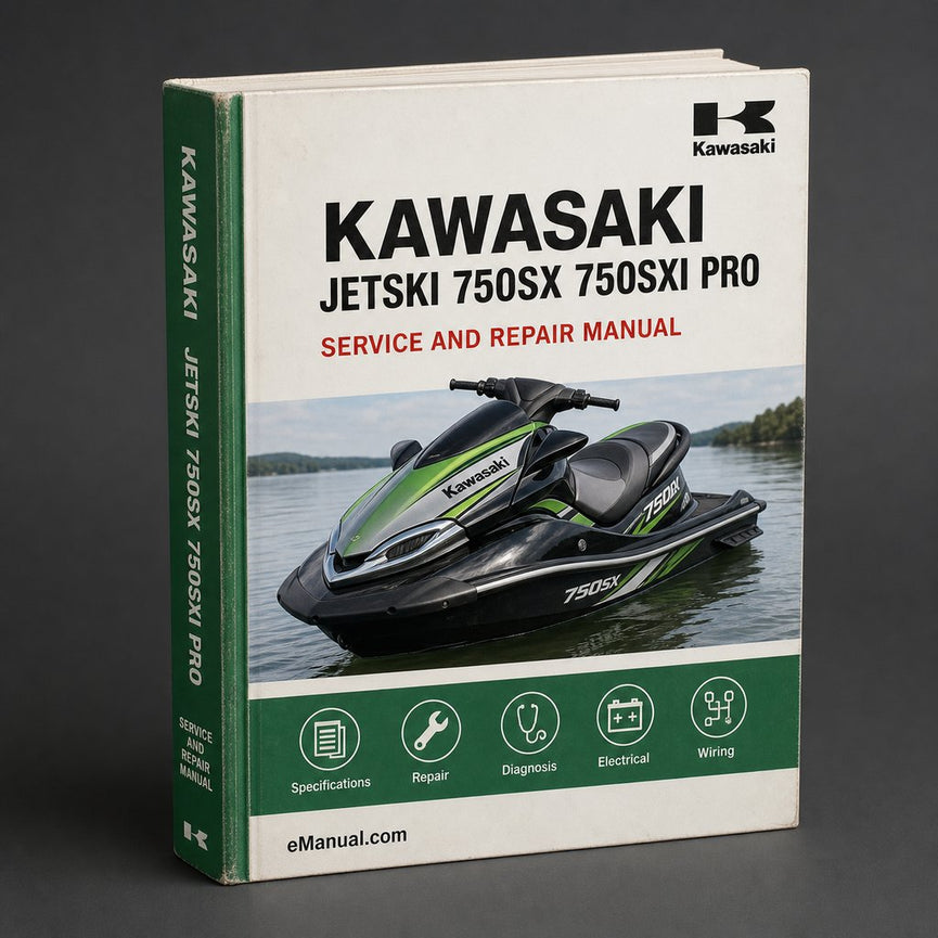 Kawasaki JetSki 750SX 750SXi Pro Factory Service Repair Manual PDF