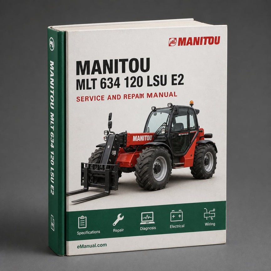 Manitou MLT 634 120 LSU B E2 Service Repair Manual PDF