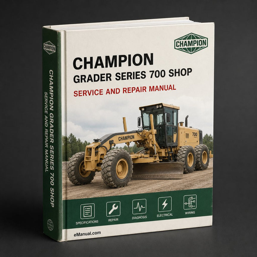 Champion Grader Series 700 Shop Manual PDF