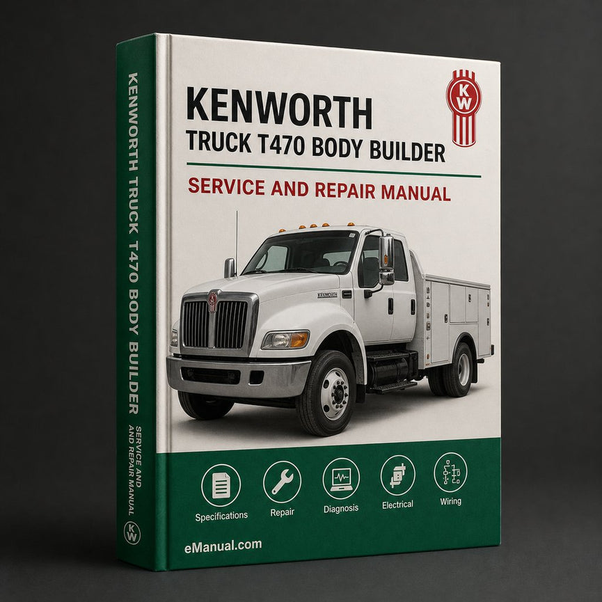 Kenworth Truck T470 Body Builder Manual PDF